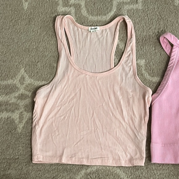 Gilly Hicks & Garage XS Pink Tank Tops - Picture 2 of 7